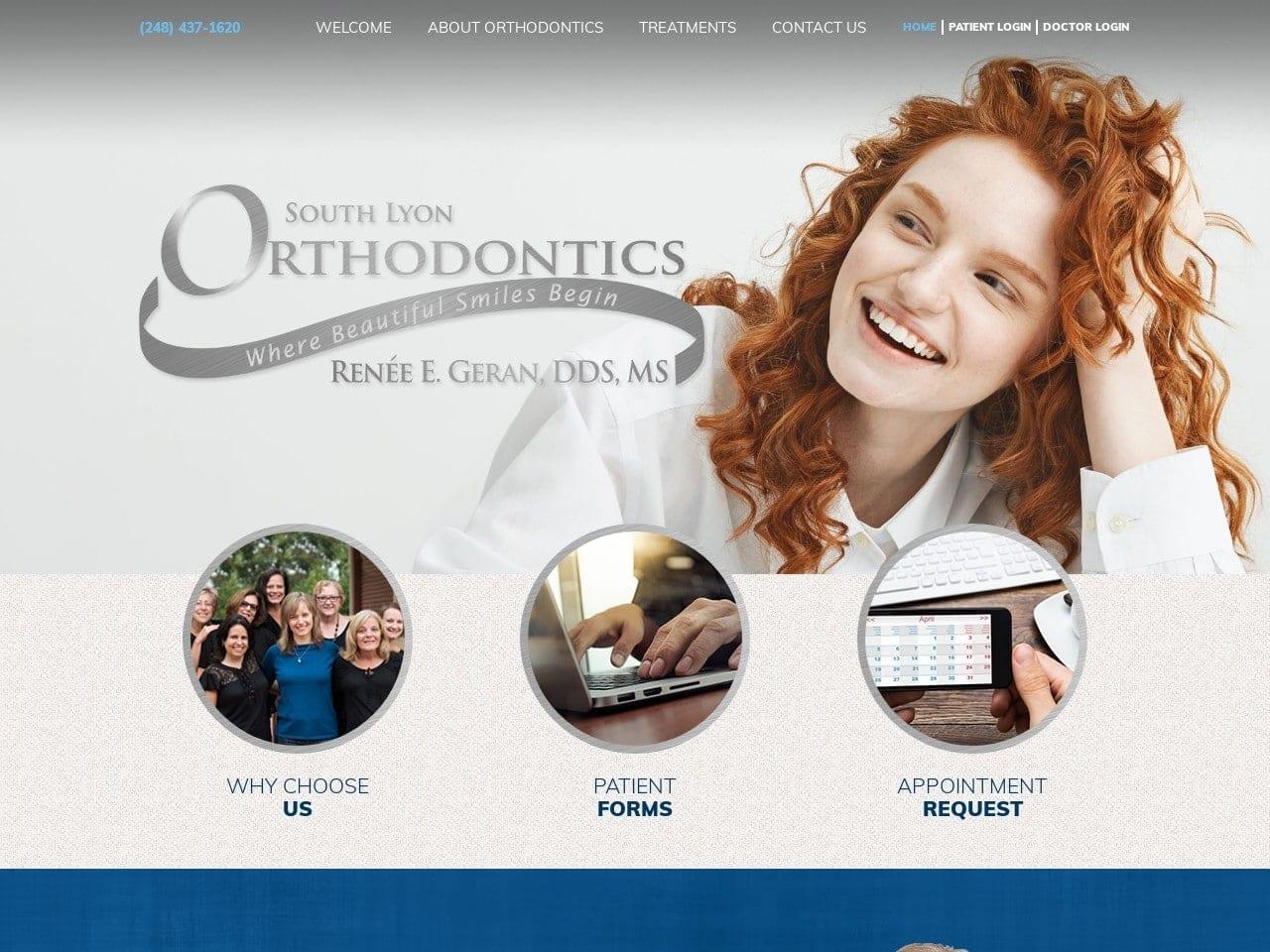 South Lyon Orthodontics screenshot