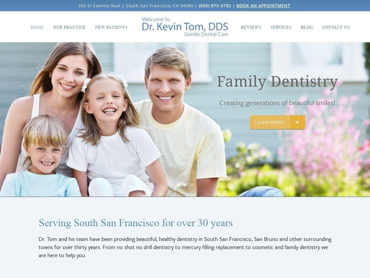 Kevin Tom DDS screenshot
