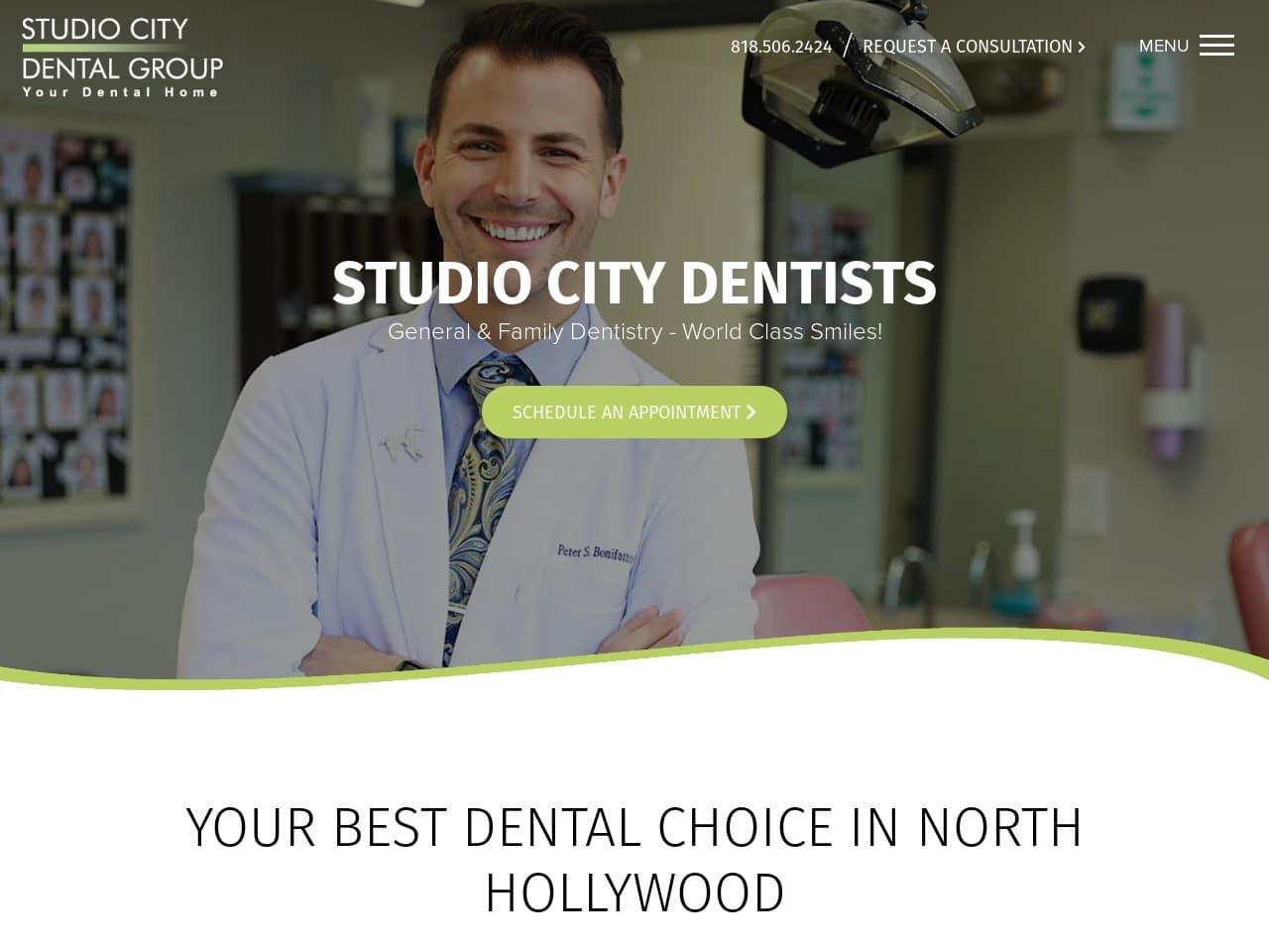 Studio City Dental Group screenshot