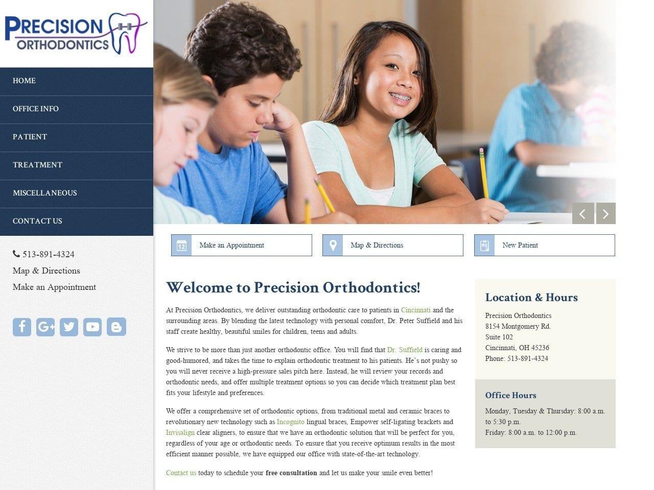 Suffield Orthodontics screenshot