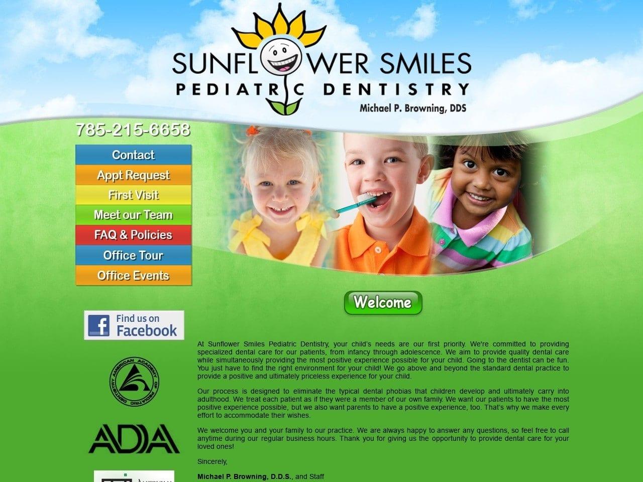 Sunflower Smiles Pediatric Dentistry Michael Browning, DDS