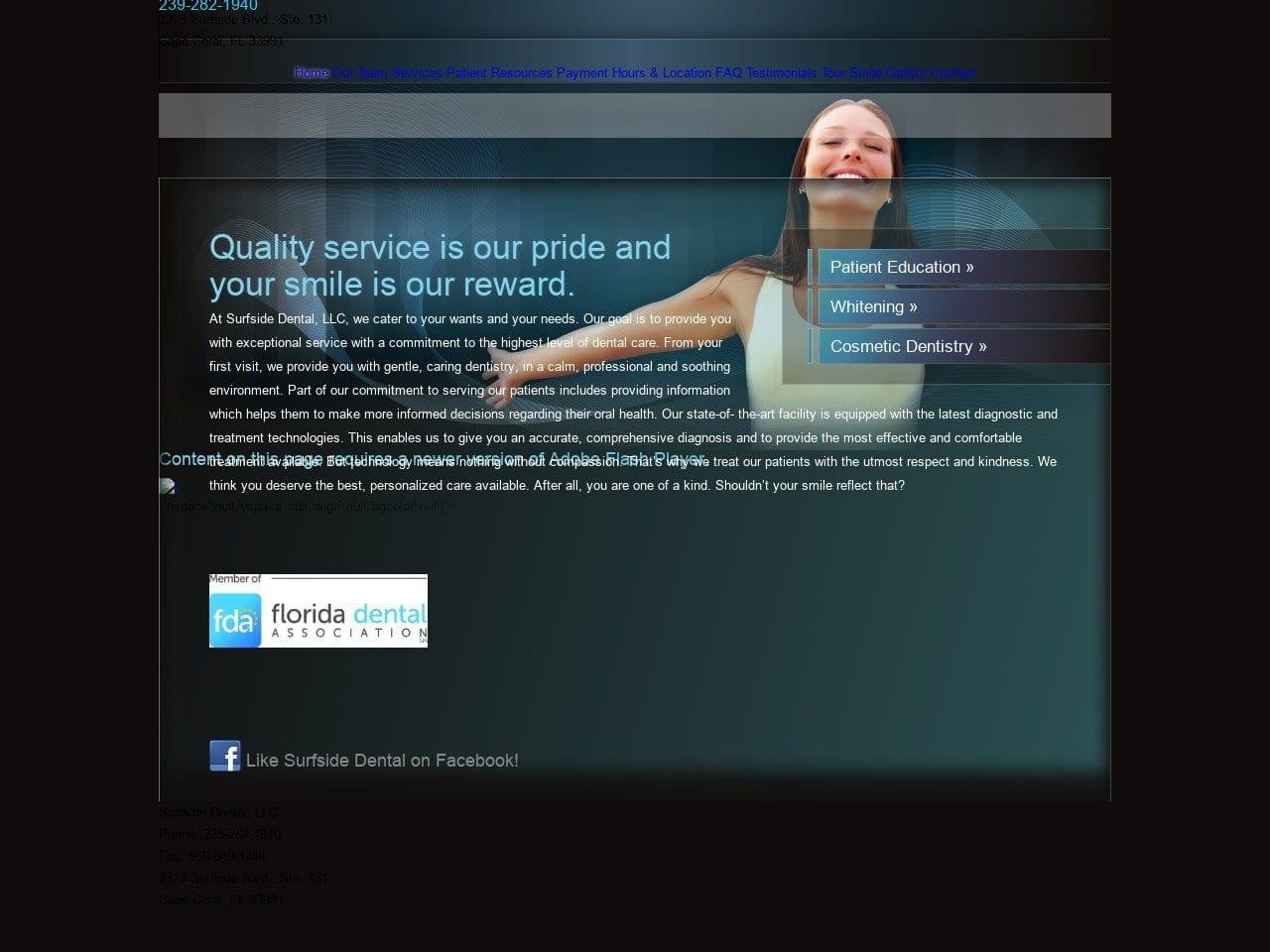 Surfside Dental LLC screenshot