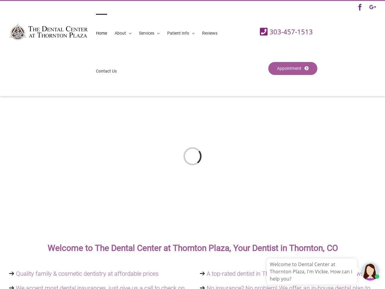 Dental Center At Thornton Plaza screenshot