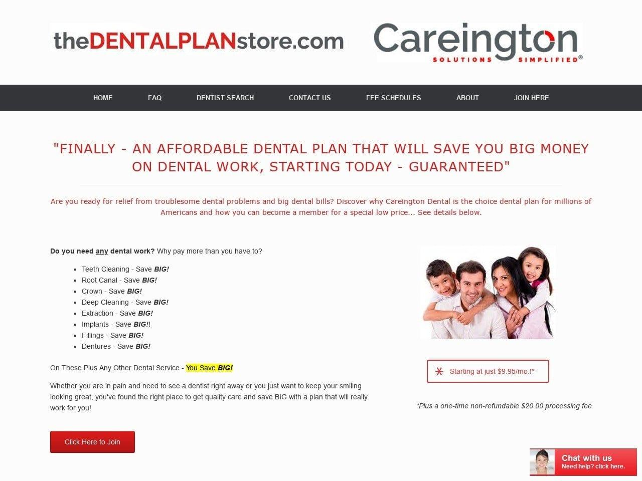 The Dental Planstore screenshot