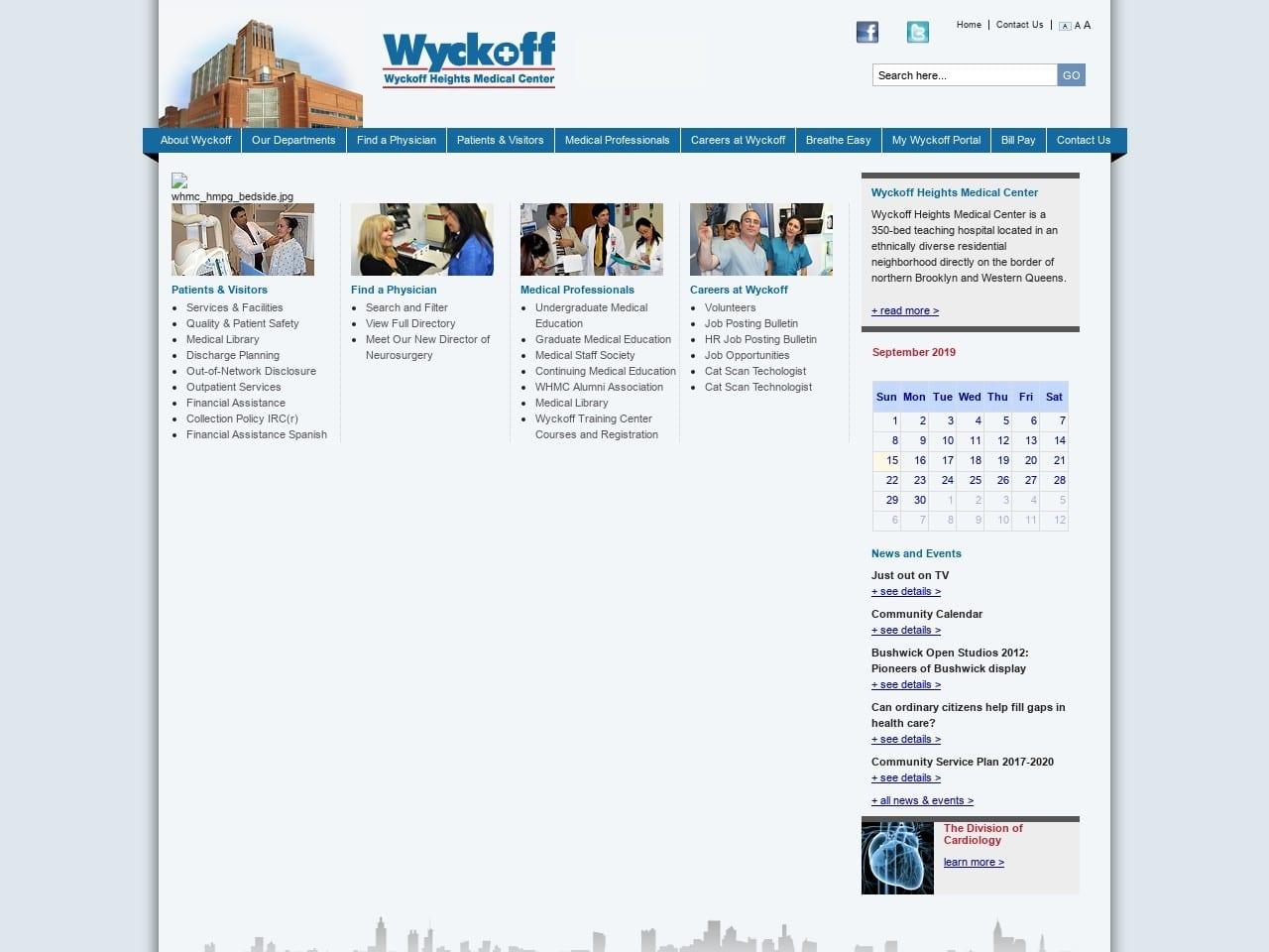 Wyckoff Heights Medical Center screenshot