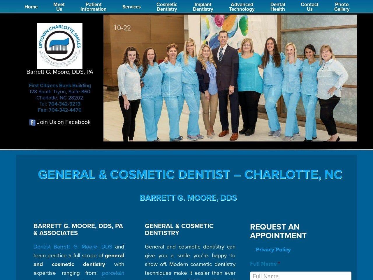 Barrett G. Moore DDS PA & Associates screenshot