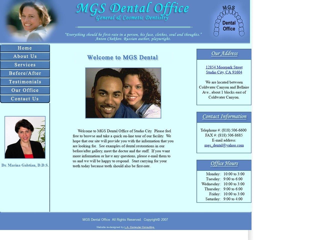 Dr. Marina Galstian DDS