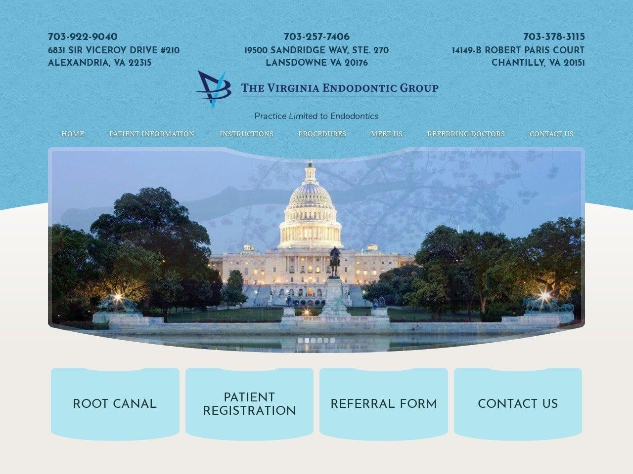 Virginia Endodontic Group screenshot