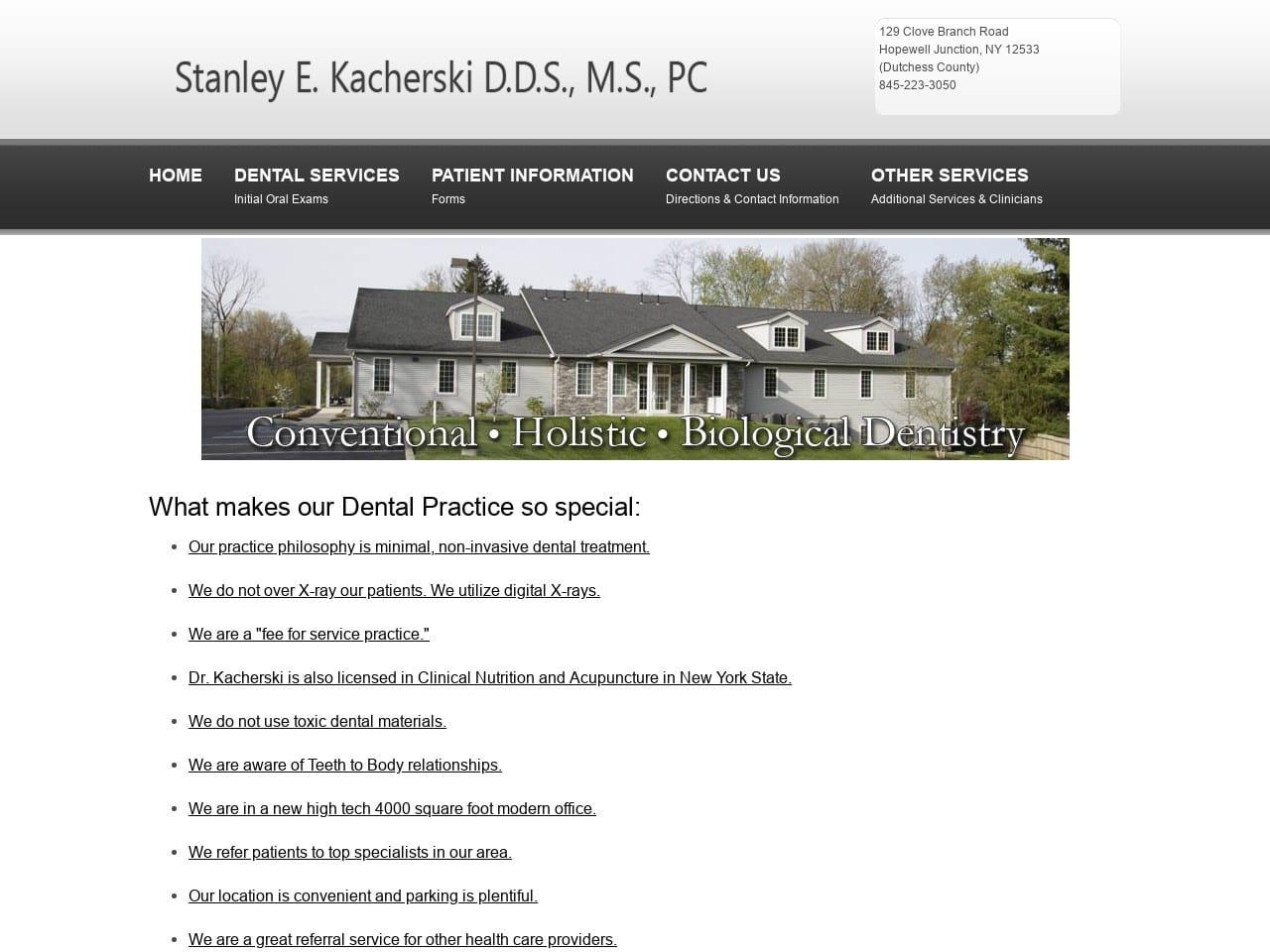 Kacherski Stanley E DDS screenshot