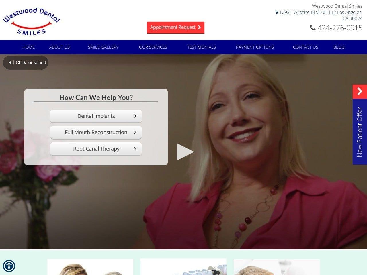 Westwood Dental Smiles screenshot