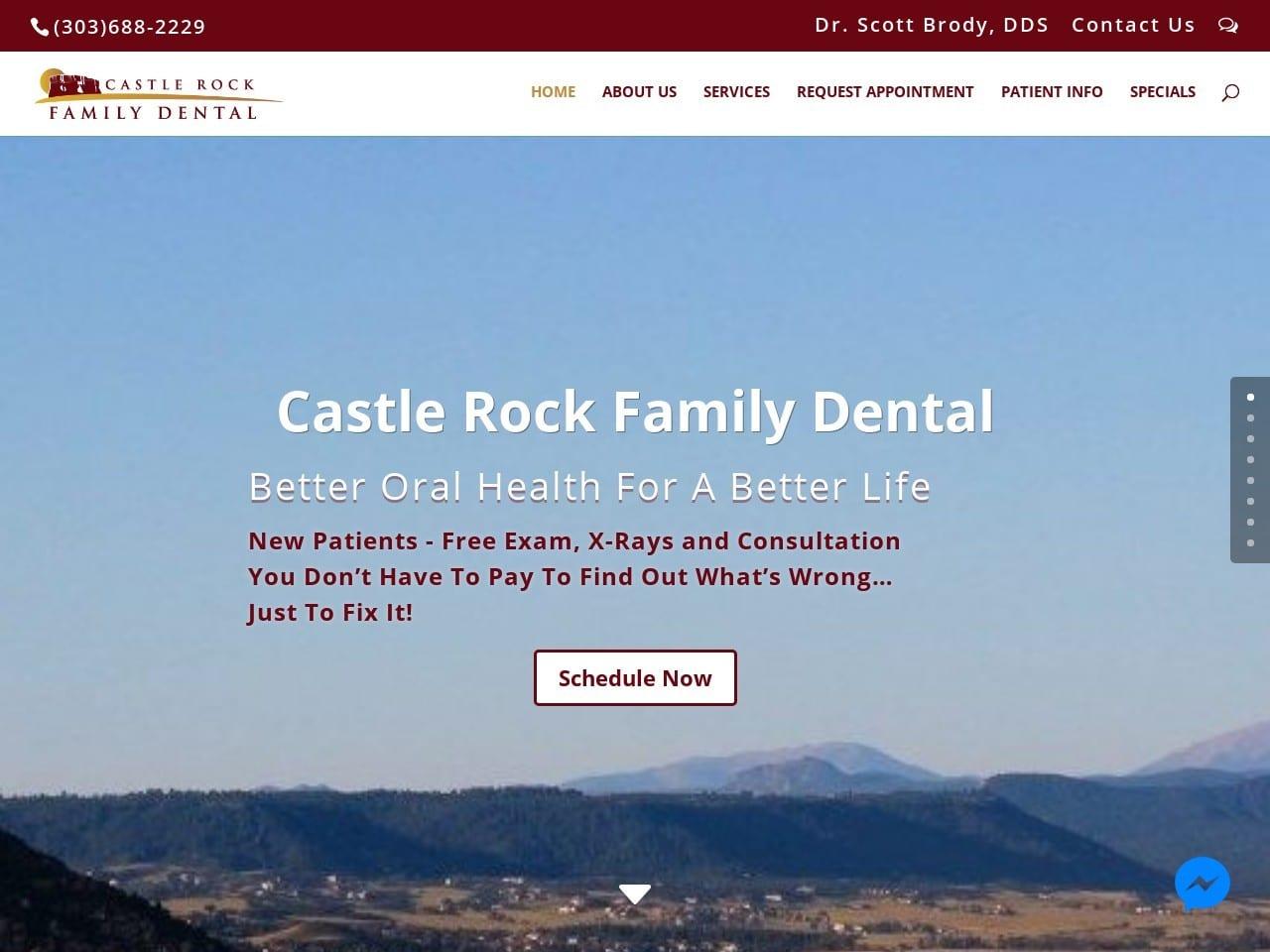 Castle Rock Family Dental screenshot