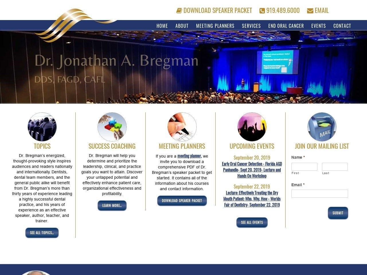 Dr. Jonathan A. Bregman DDS screenshot