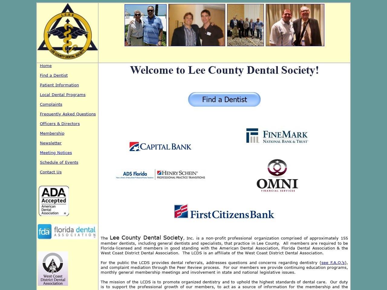 Lee County Dental Society screenshot
