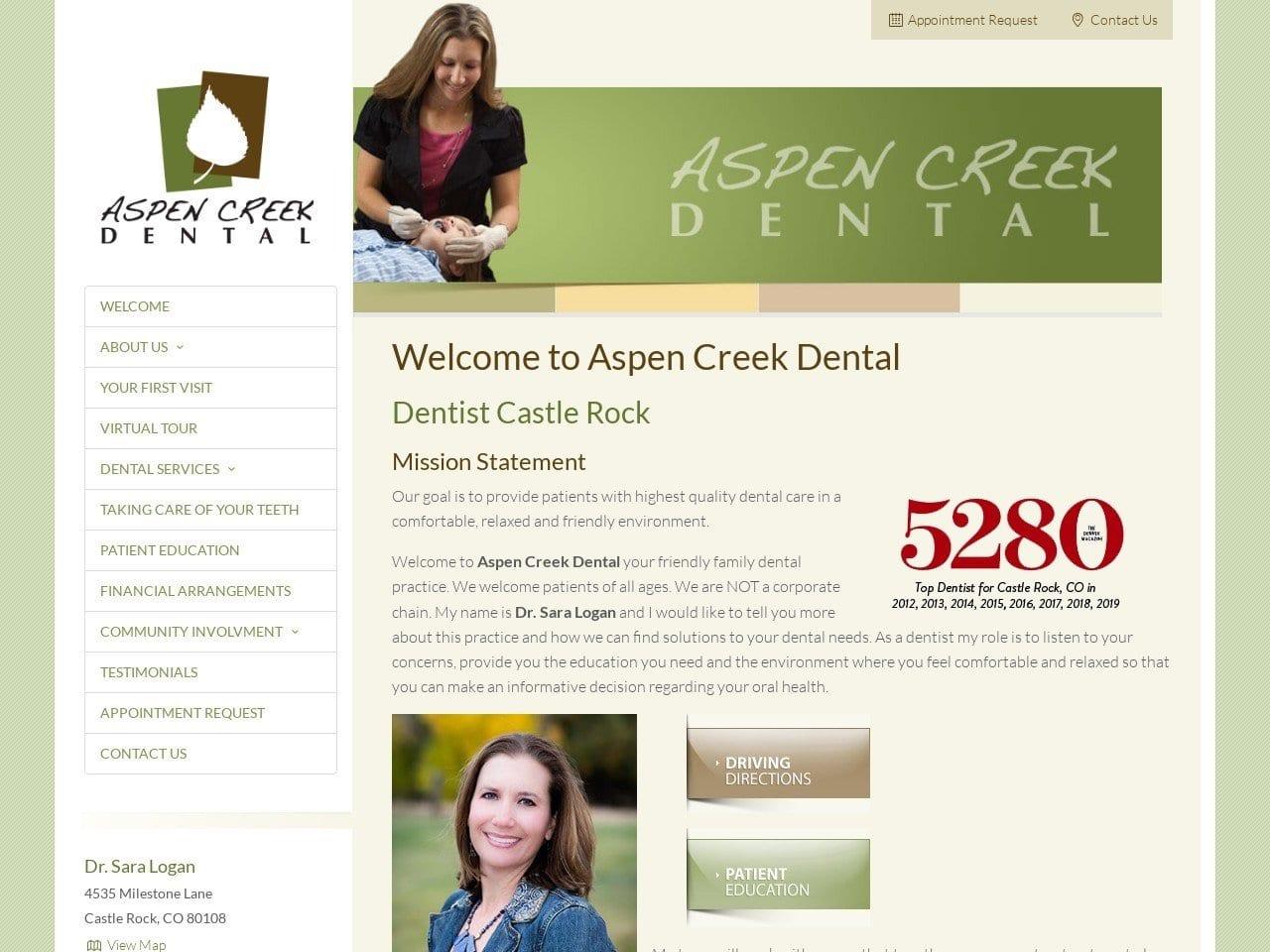 Aspen Creek Dental screenshot