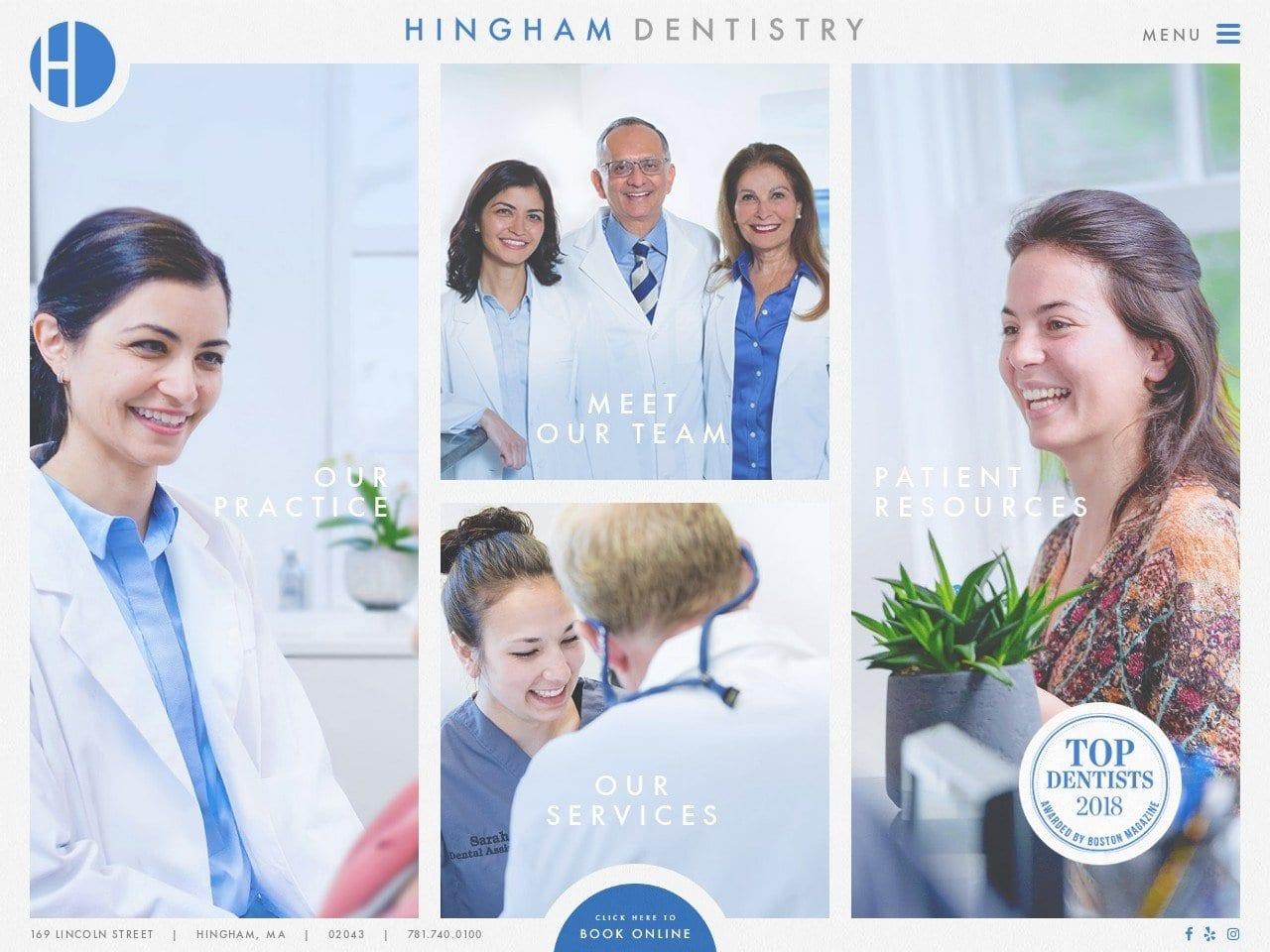Hingham Dentist screenshot