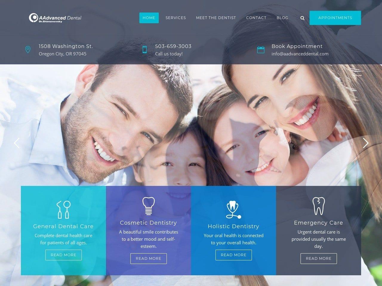 A Advanced Dental Center screenshot