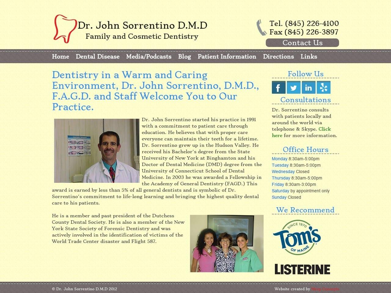 Dr. John A. Sorrentino DMD