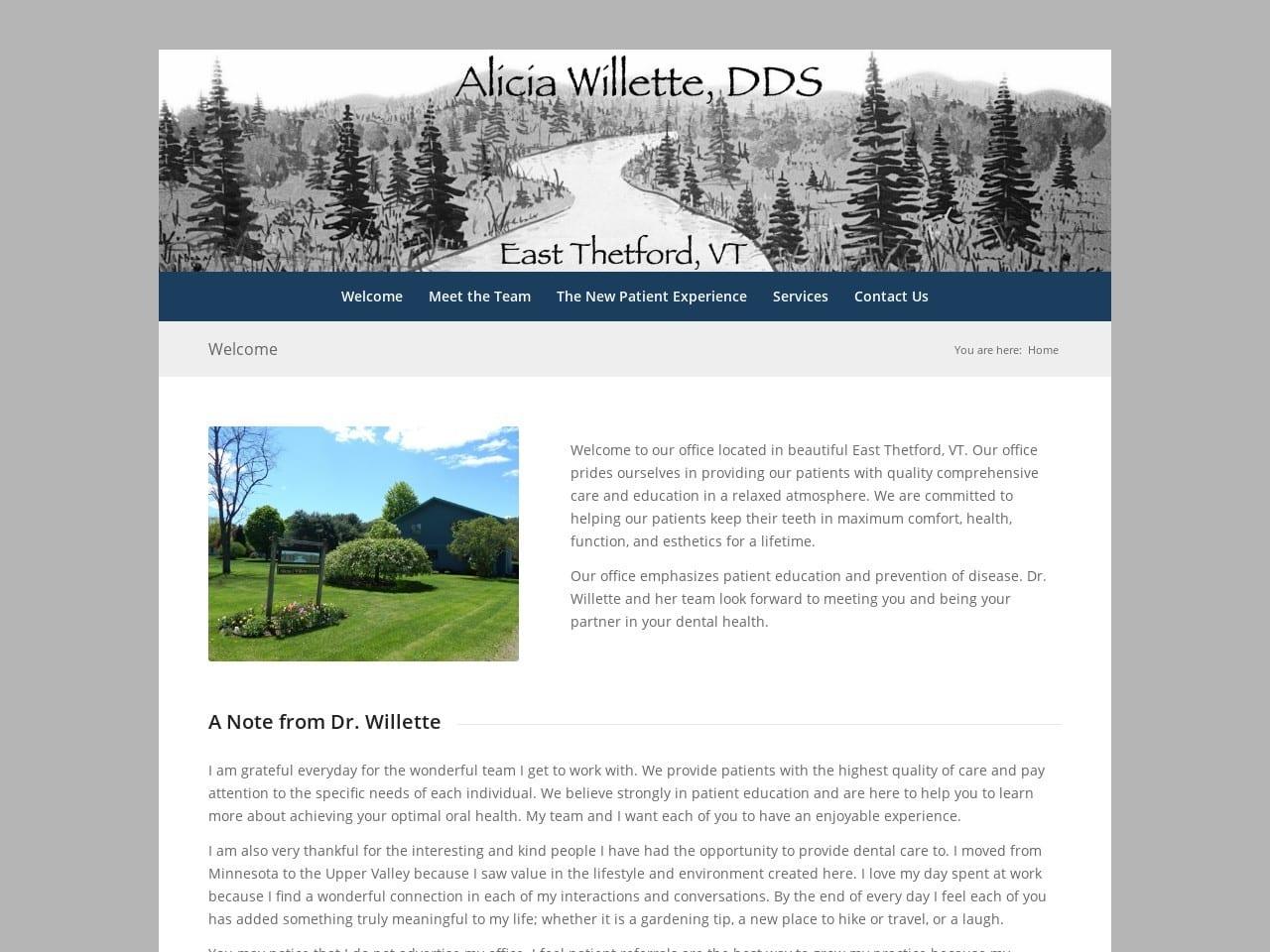 Dr. Alicia J. Willette DDS