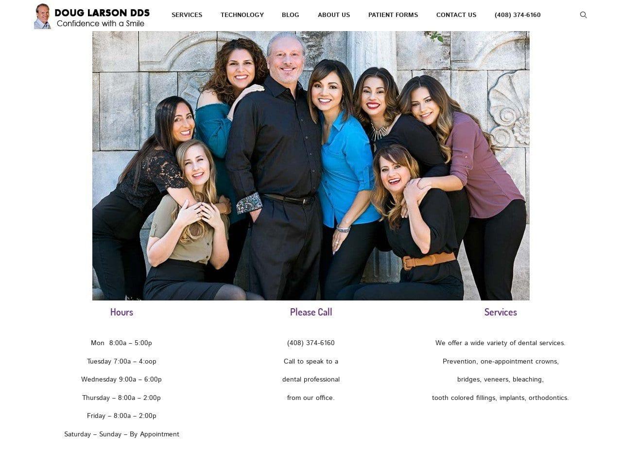 Doug Larson DDS screenshot