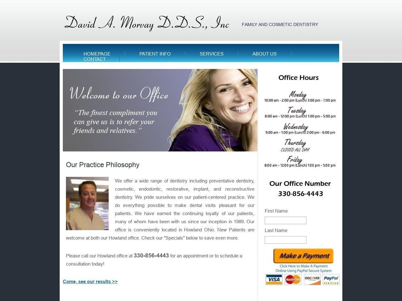 David A Morvay D.D.S. Inc.