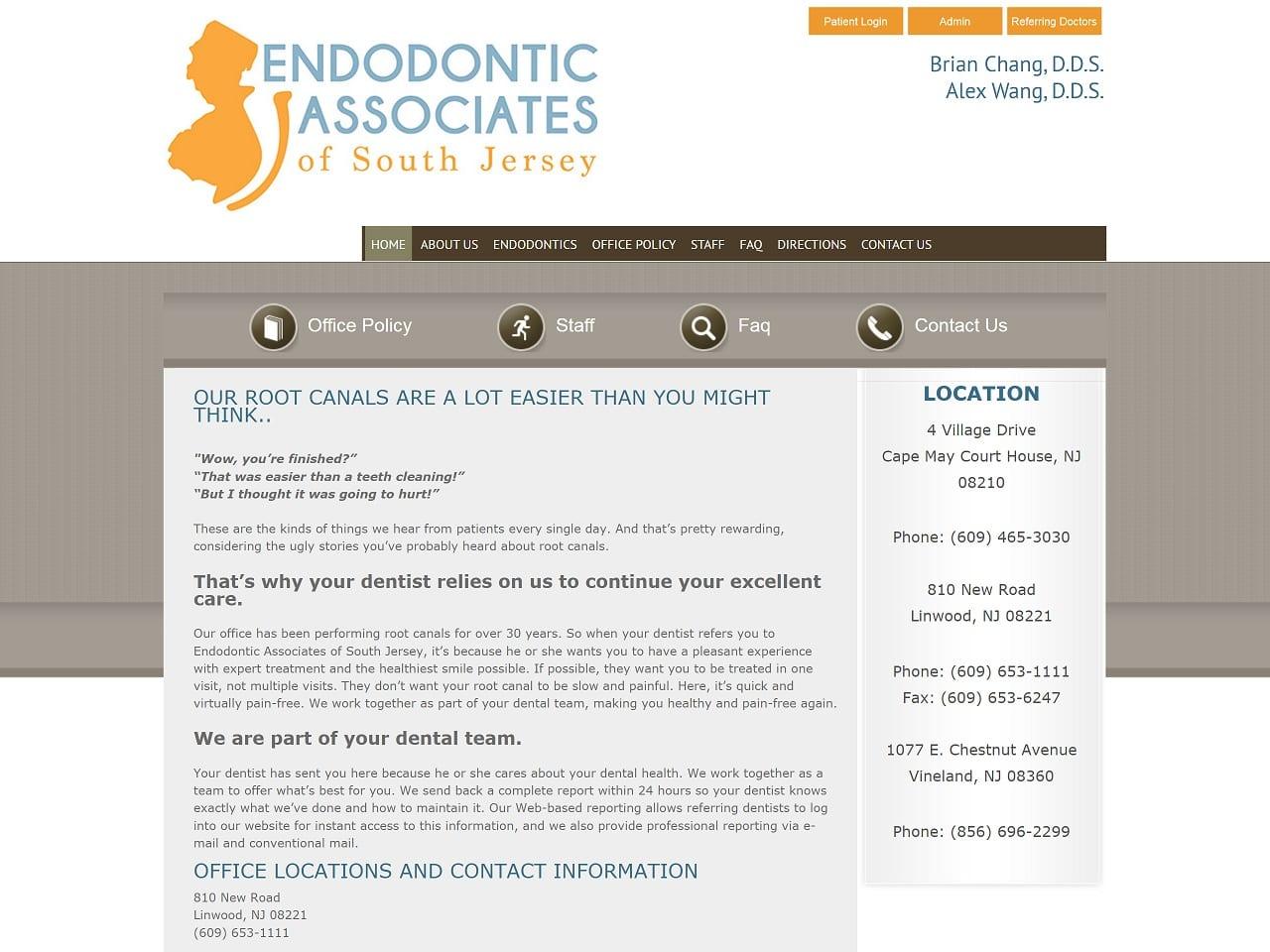 Endodontic Associates of South Jersey screenshot