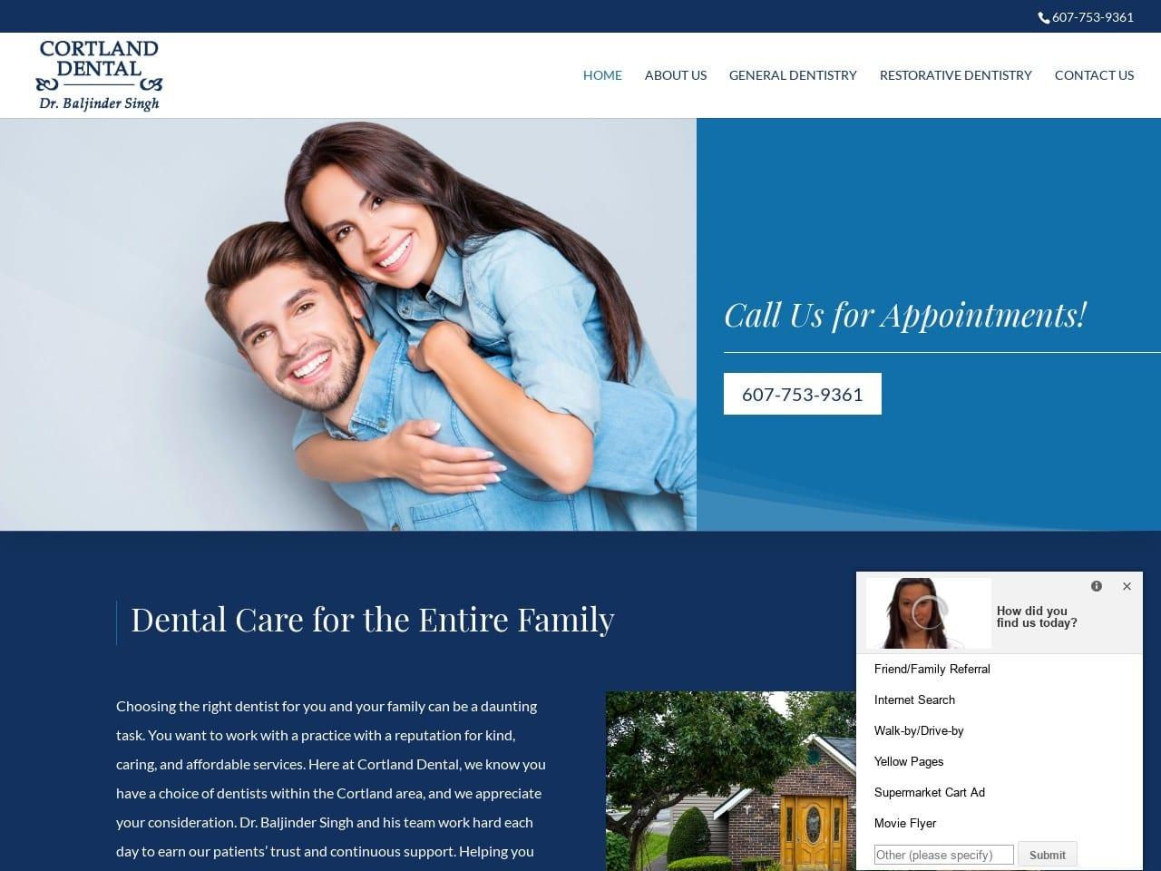 Cortland Dental Dr. Baljinder Singh DDS