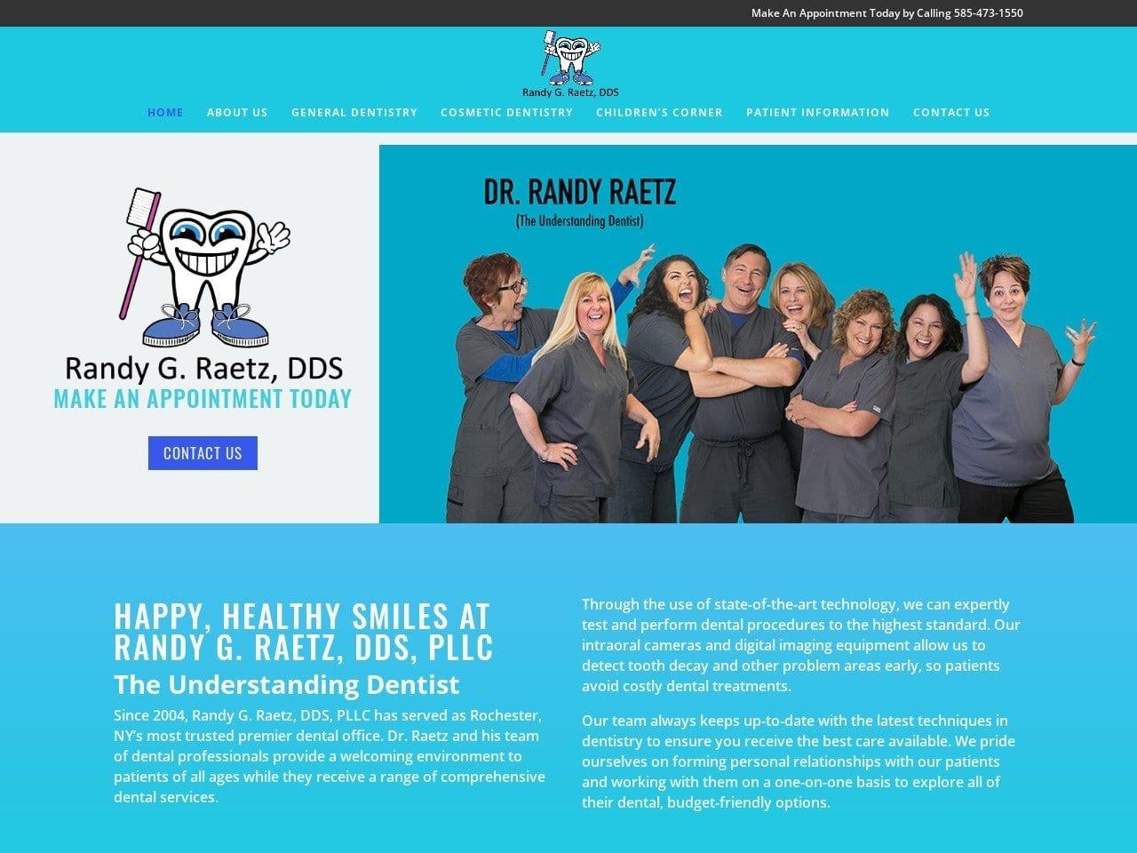 Randy G. Raetz DDS PLLC screenshot