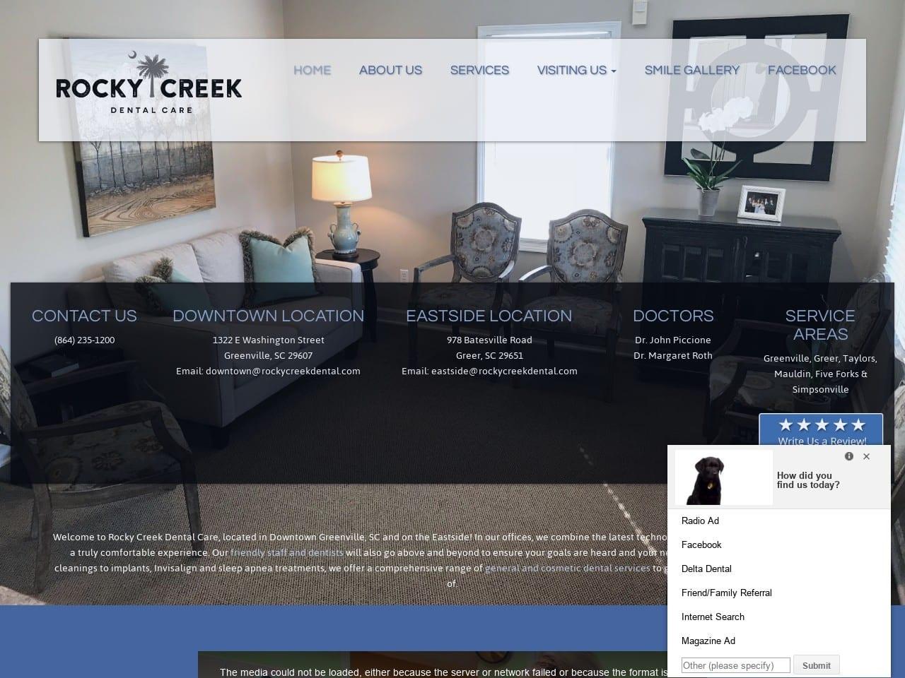 Rocky Creek Dental Care screenshot