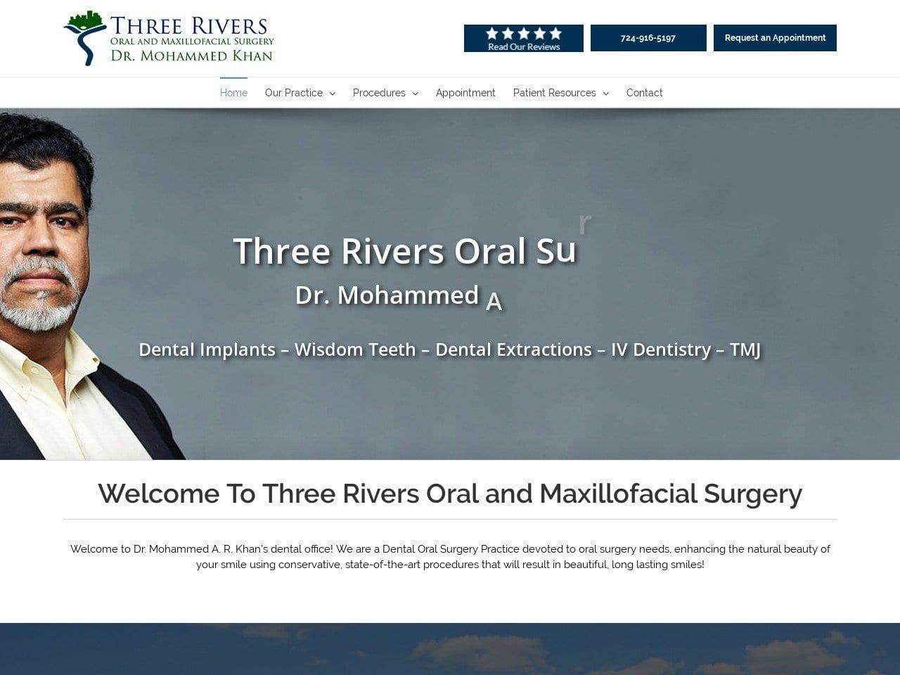 Three Rivers Oral & Maxillofacial Surgery screenshot