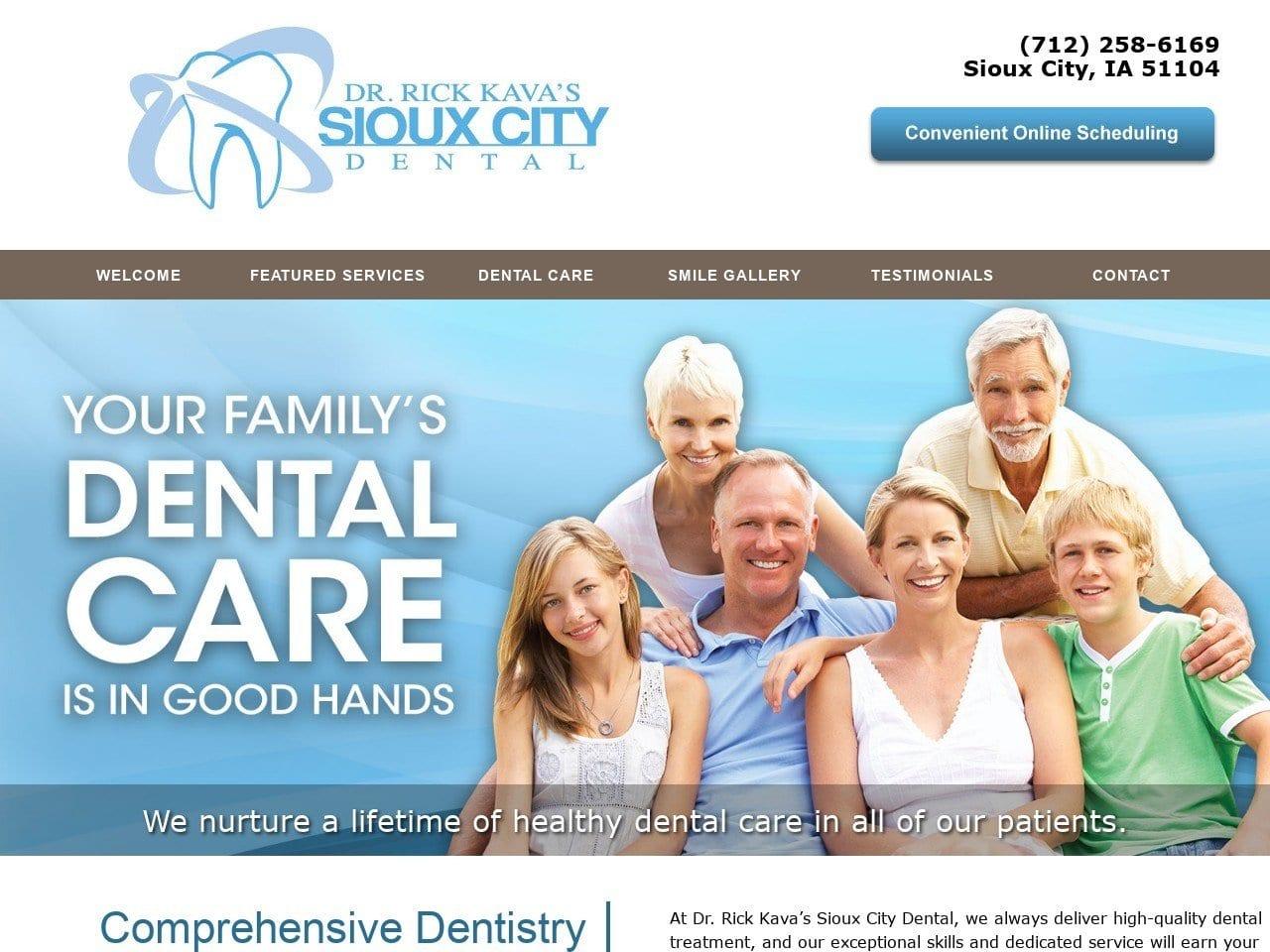 Dr. Rick Kavas Sioux City Dental screenshot