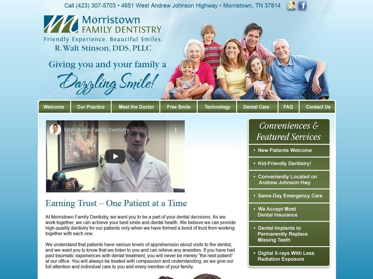 Morristown Family Dentistry screenshot