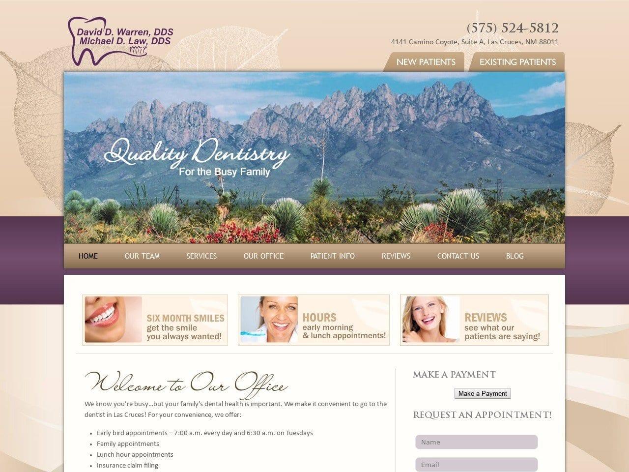 David D Warren DDS; Michael D Law DDS