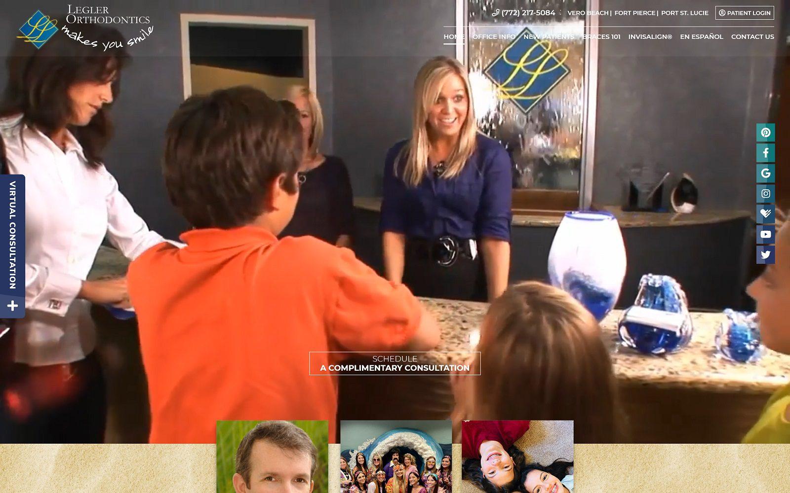 Legler Orthodontics screenshot