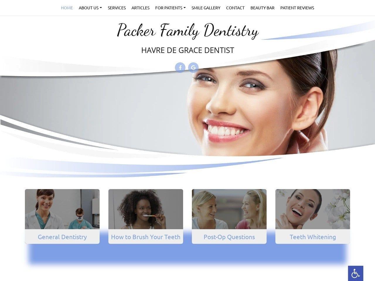 Packer Family Dentistry Packer Kimberly DDS screenshot