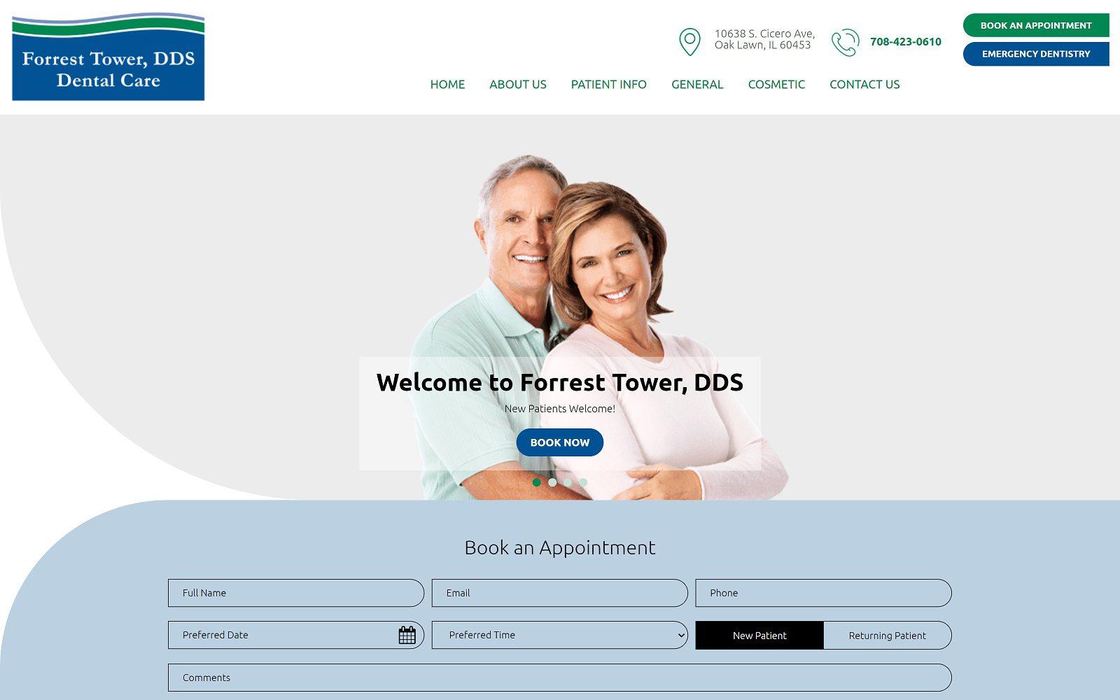 Forrest Tower, DDS - Oak Lawn Dentist