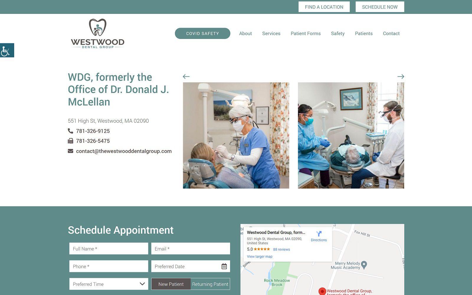 Westwood Dental Group - formerly the office of Dr. Donald J. McLellan