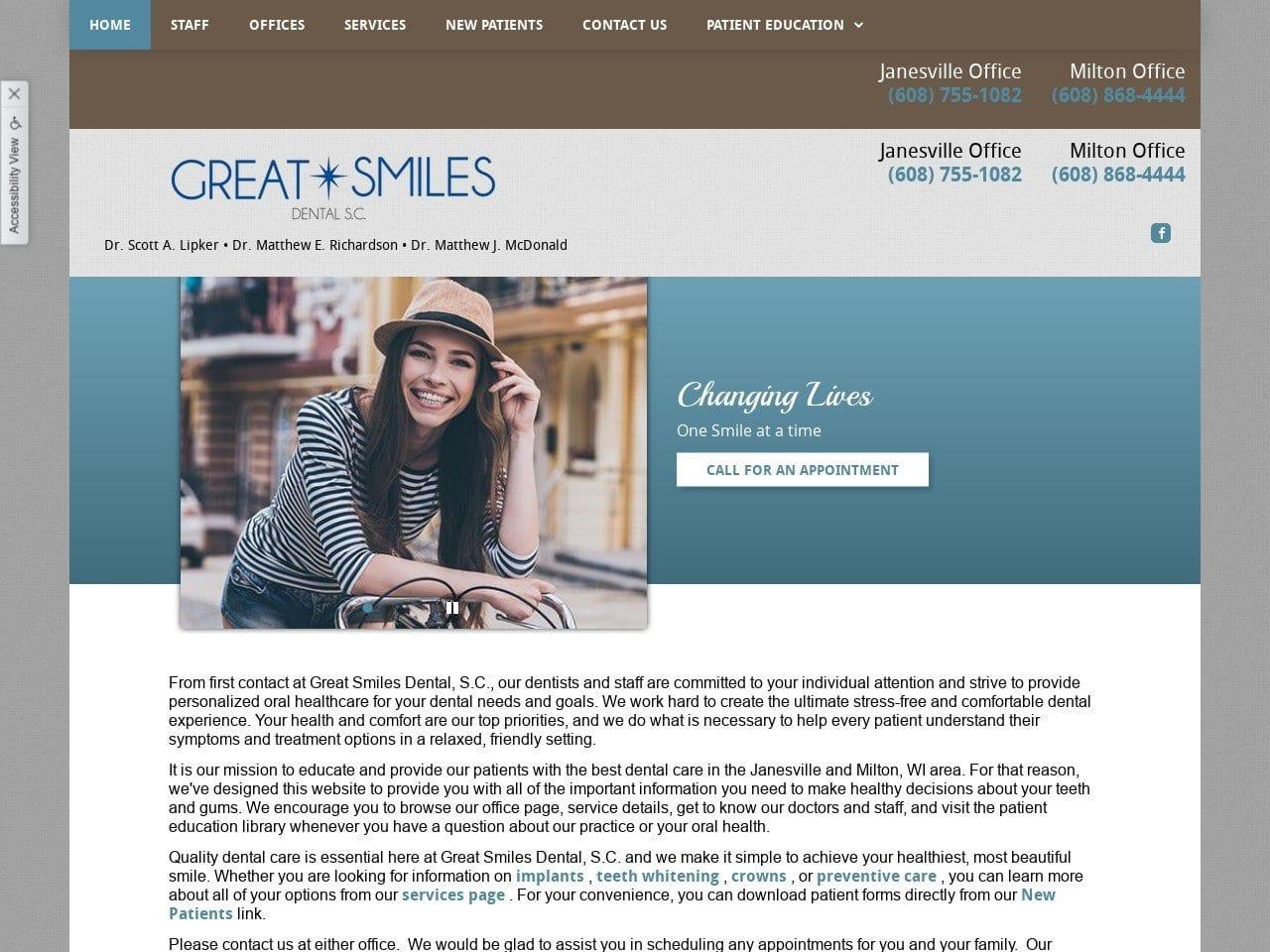 Agard & Lipker Dental Richardson Matthew DDS screenshot