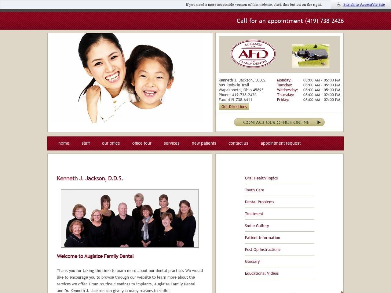 Auglaize Family Dental Jackson Kenneth J DDS