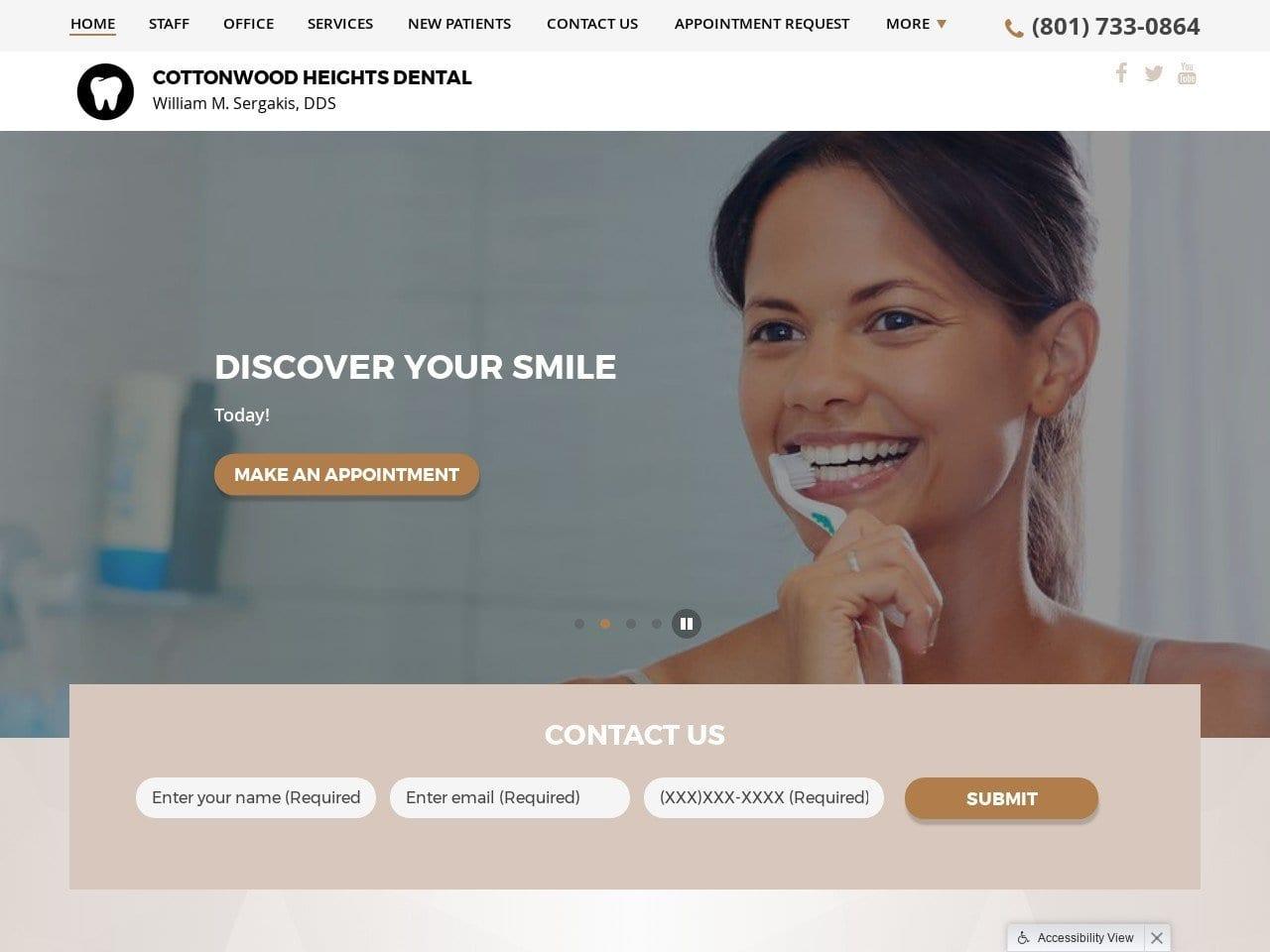 Sergakis William M DDS screenshot