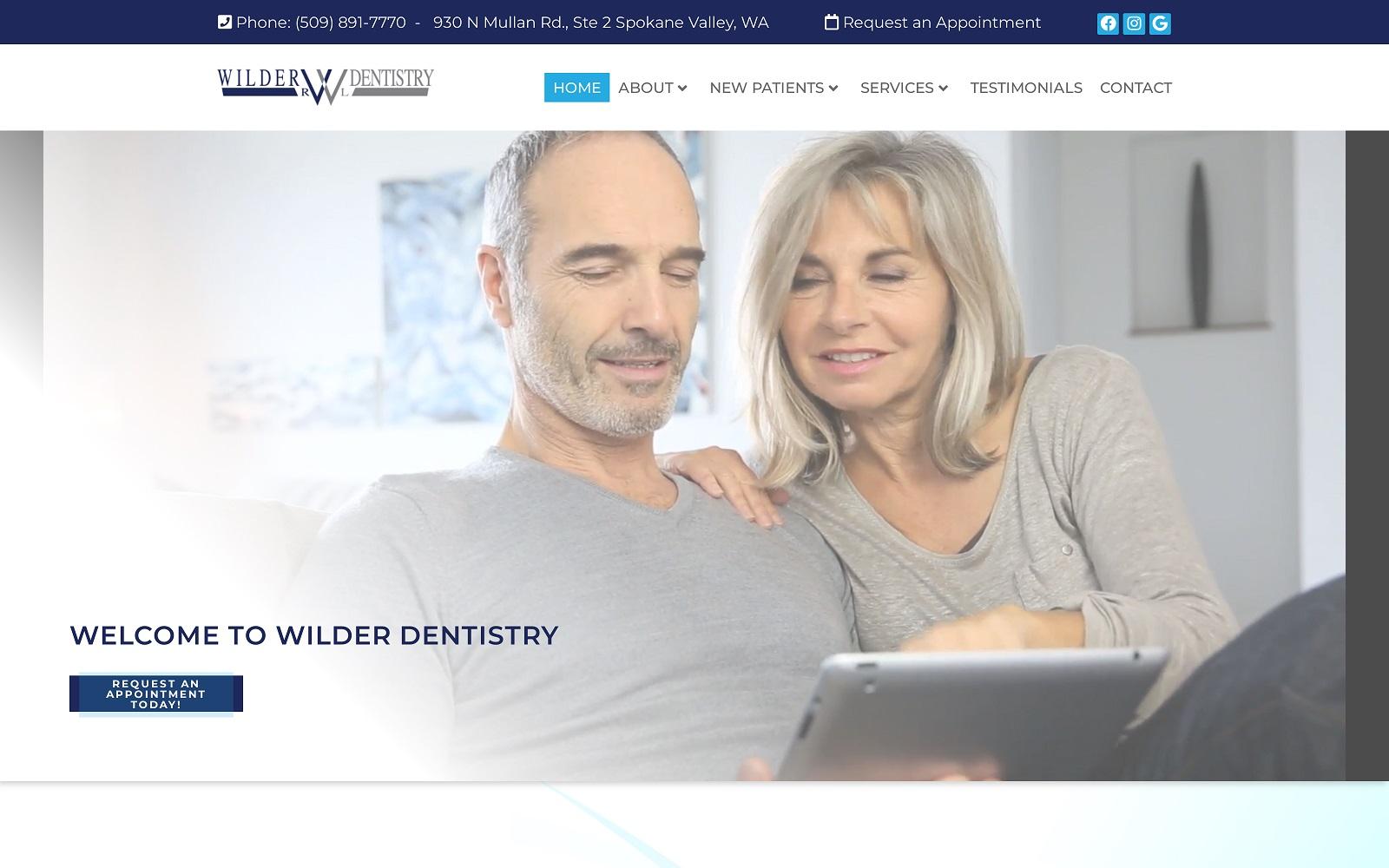 Wilder Dentistry - Spokane Valley screenshot