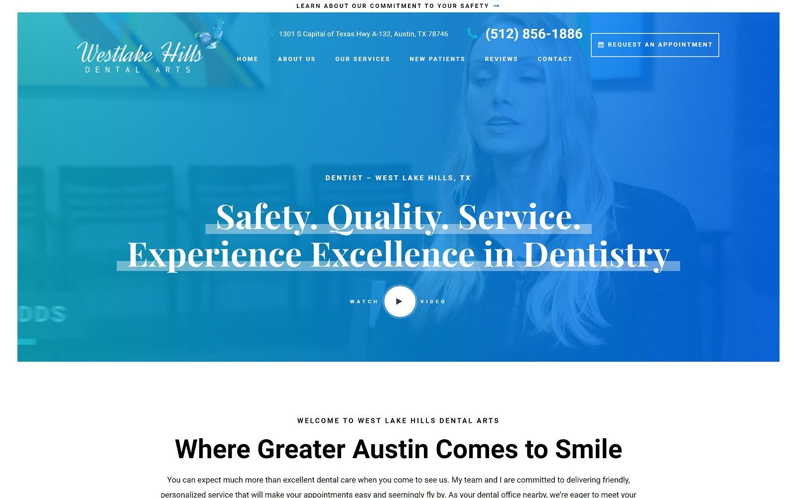 Westlake Hills Dental Arts screenshot