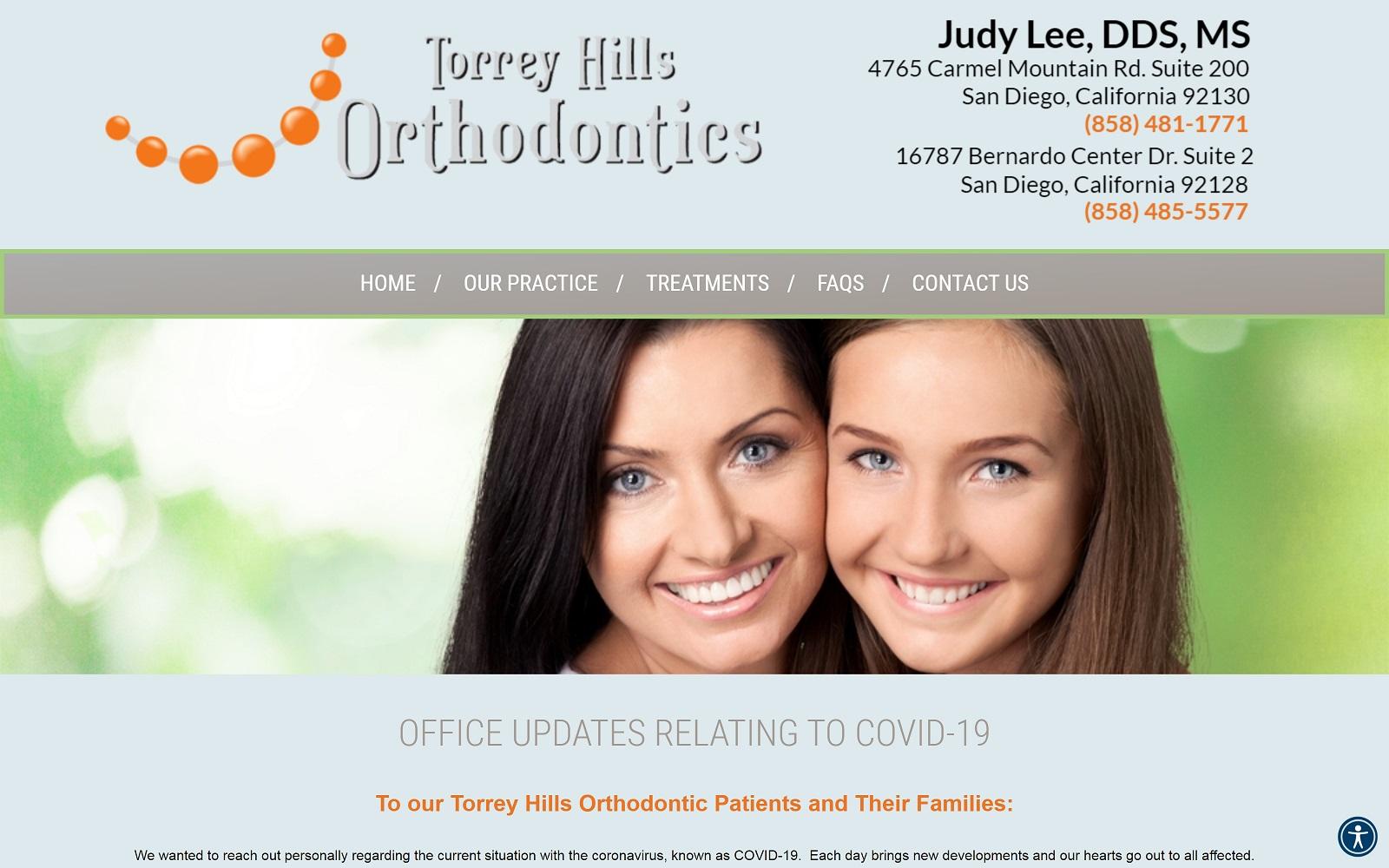 Torrey Hills Orthodontics screenshot
