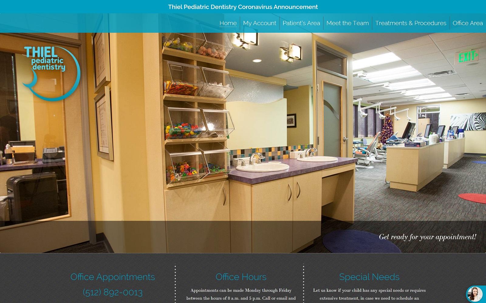 Thiel Pediatric Dentistry screenshot