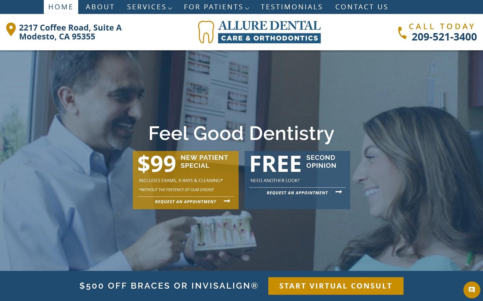 Dentist Modesto - Allure Dental Care & Orthodontics