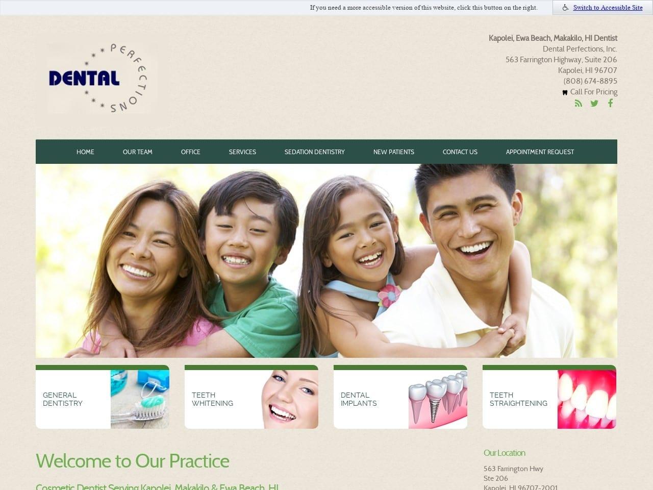 Dental Perfections Inc Agader Kern K DDS screenshot