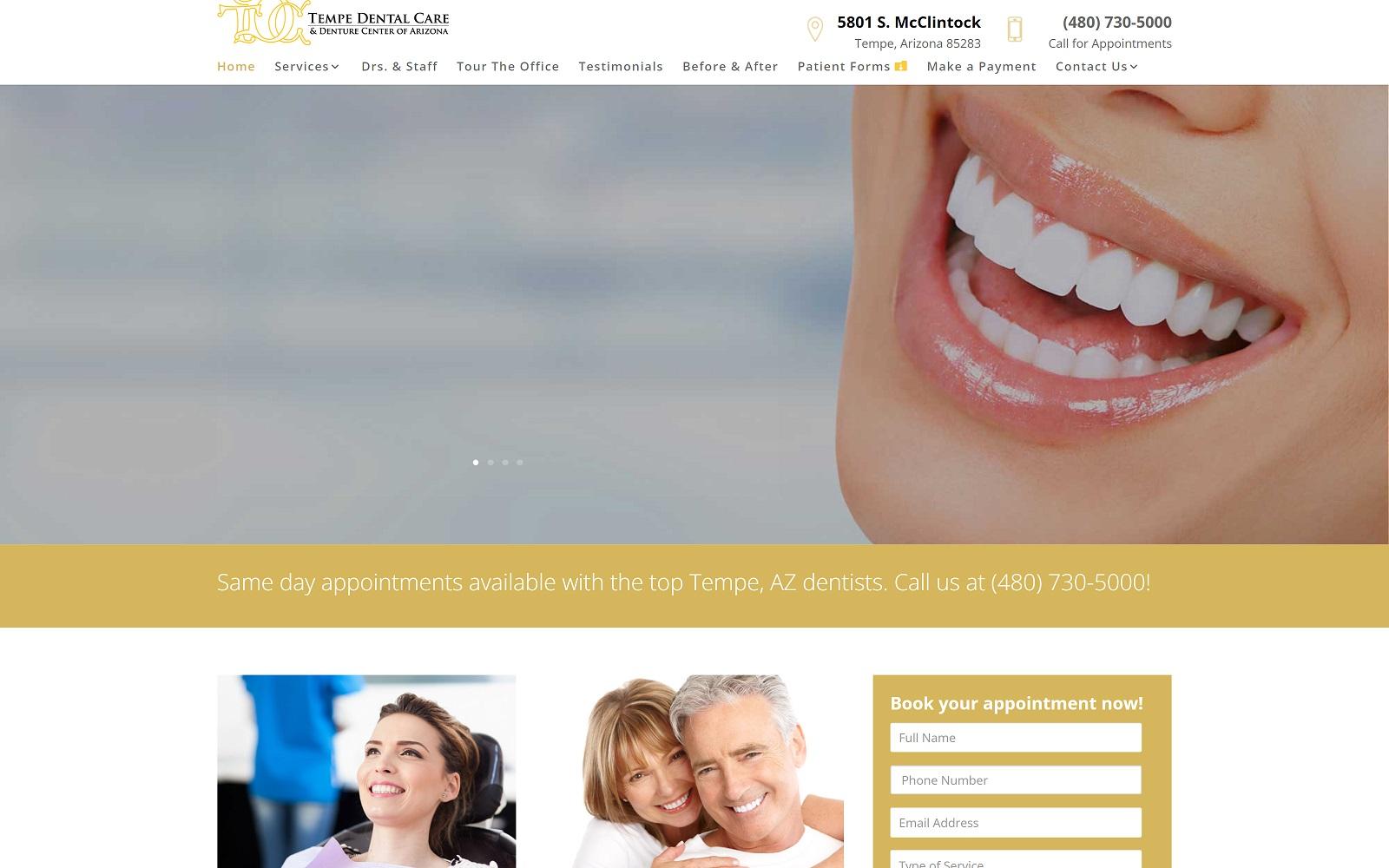 Tempe Dental Care screenshot
