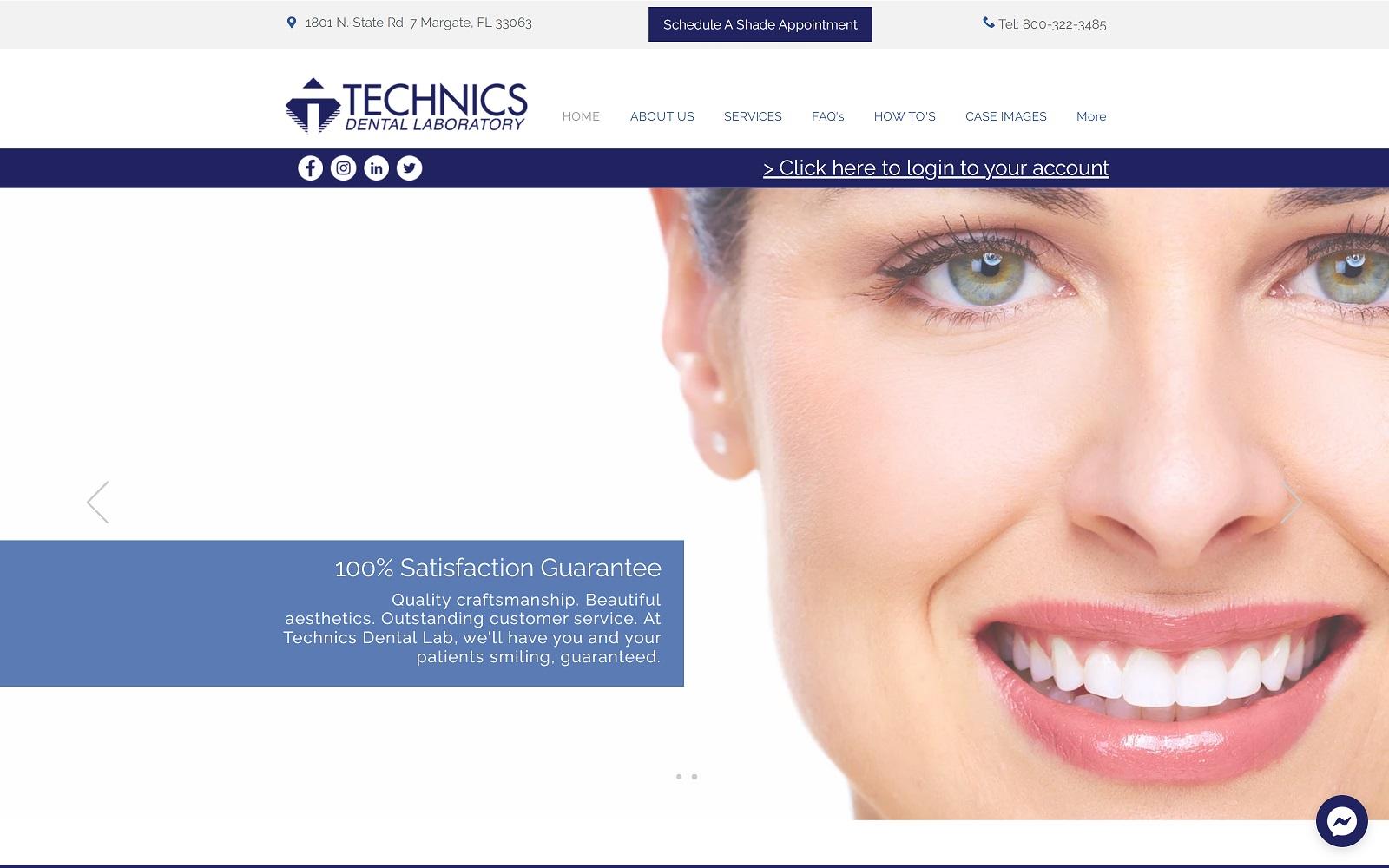 Technics Dental Laboratory screenshot