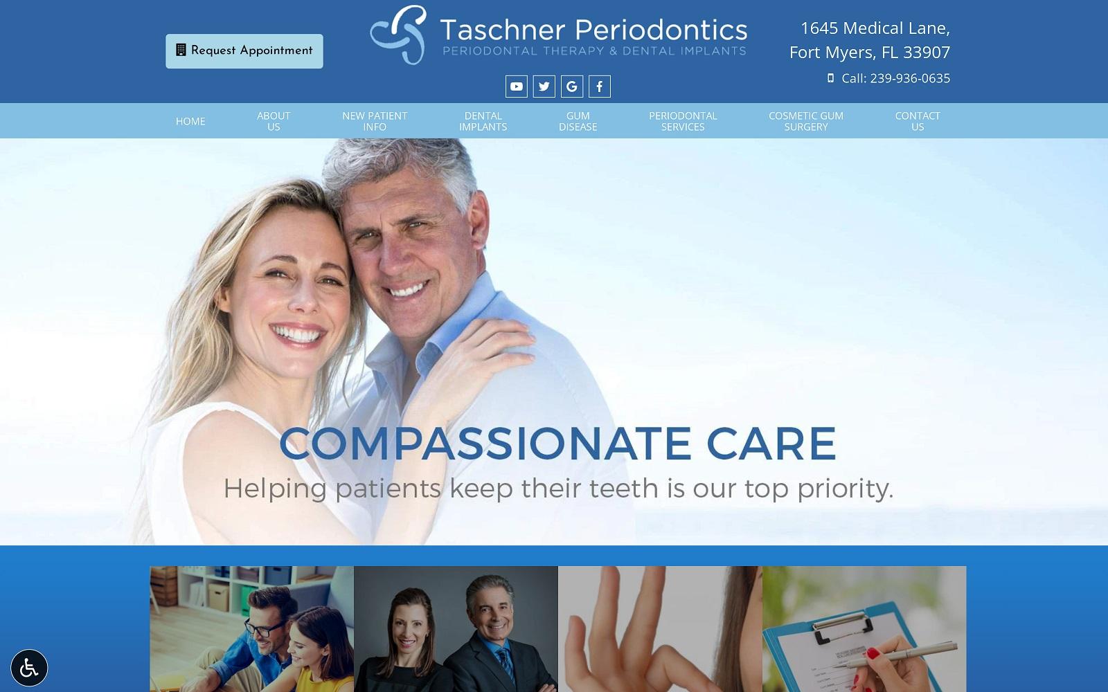 Taschner Periodontics screenshot