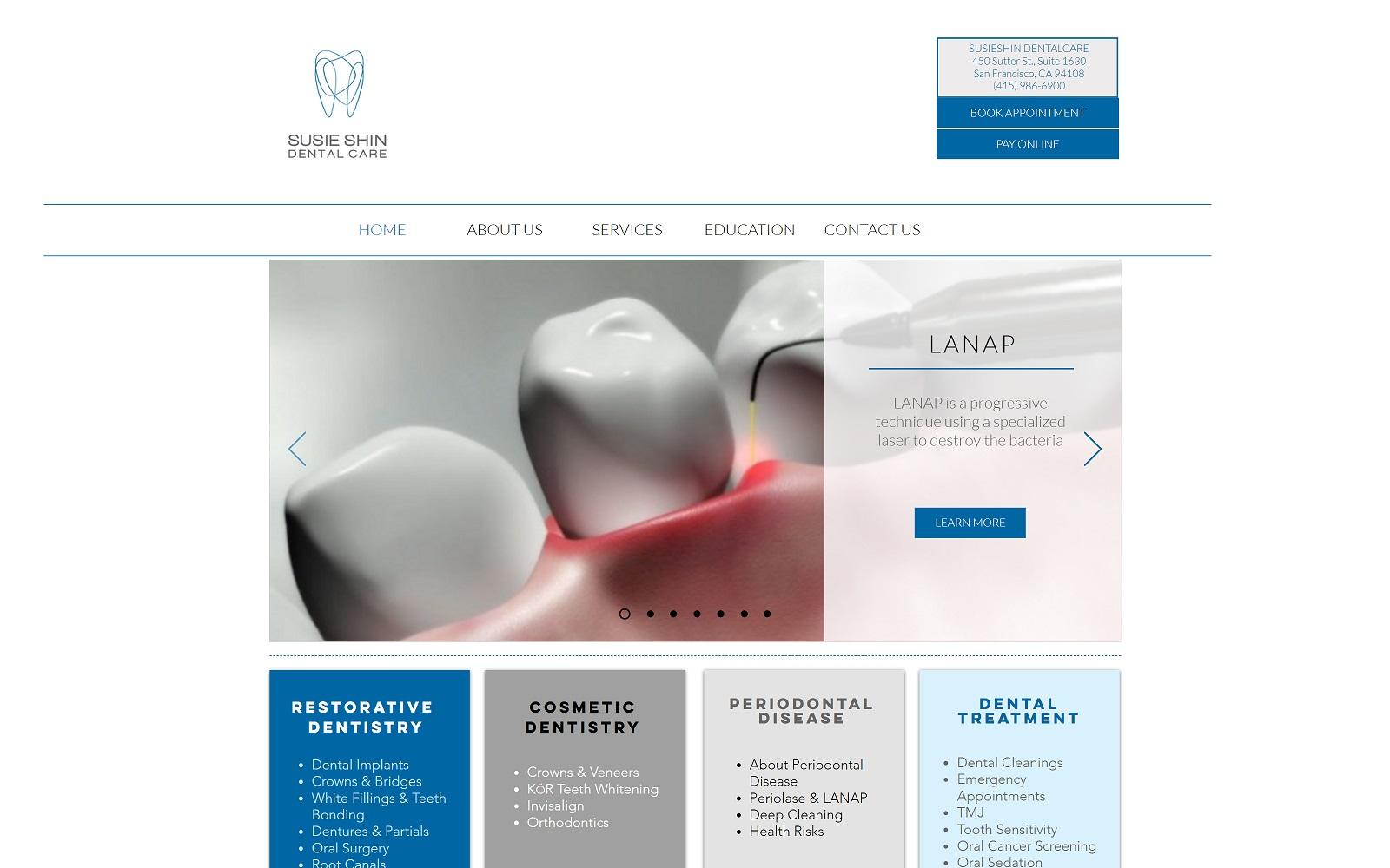 Susie Shin Dental Care screenshot