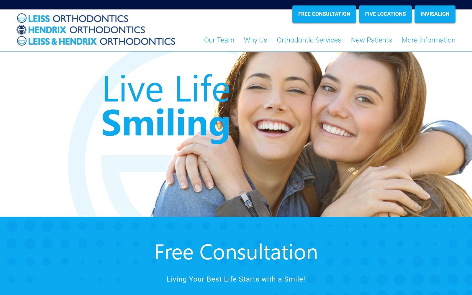 Hendrix Orthodontics screenshot